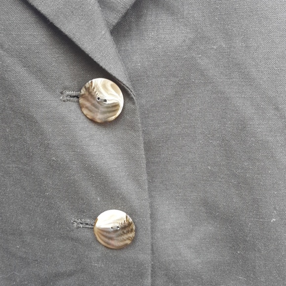 Evan Picone Petite Green military Blazer 4p - Picture 3 of 4